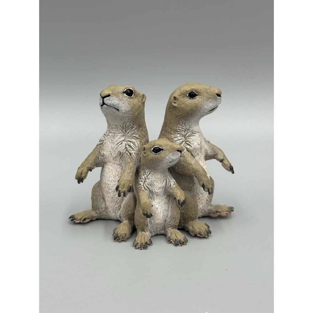 Prairie Dog Family Safari LTD Figure Figurine 3” Tall 2010